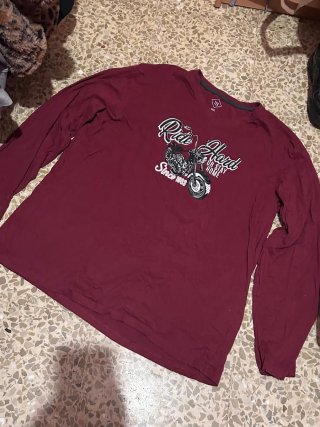 Camiseta Manga Larga Ride Hard Talla XXXL