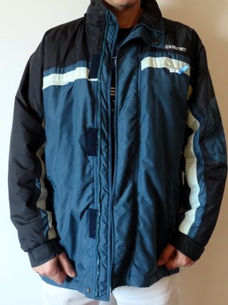 Casaco Instinct Azul e Preto - Tamanho S