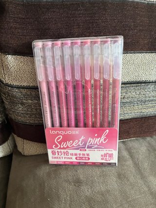 Set de 9 Bolígrafos Languo Sweet Pink