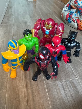Pack de 6 Figuras de Superhéroes
