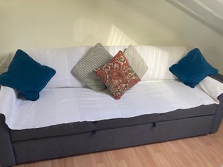 Sofá Cama 3 Plazas Gris