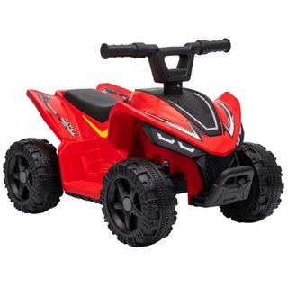 Quad eléctrico infantil de 6 V, a 2 km/h, PP, rojo