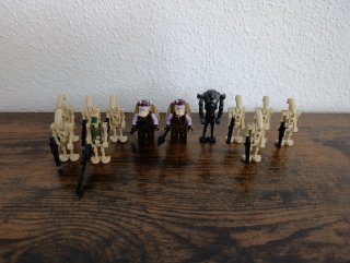 Confezione di figure di Star Wars Threat Phantom compatibili con Lego
