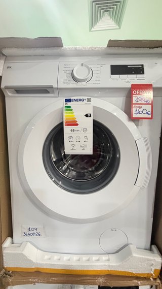 Lavadora Ok Blanca