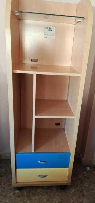 Mueble Estantería con Cajones