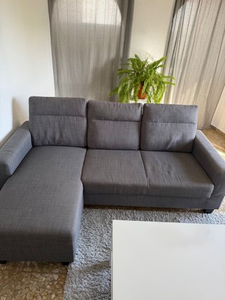 Sofá Chaiselongue Gris