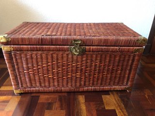 Baúl de Mimbre 80x41x42 cm