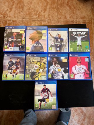 Lote 9 Juegos FIFA PS4 y PS5