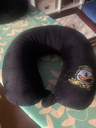 Almohada Cervical de Viaje Negra