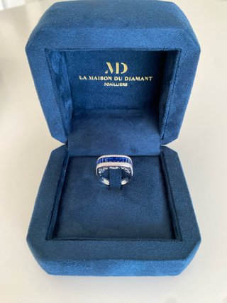 ALIANZA ZAFIROS y DIAMANTES