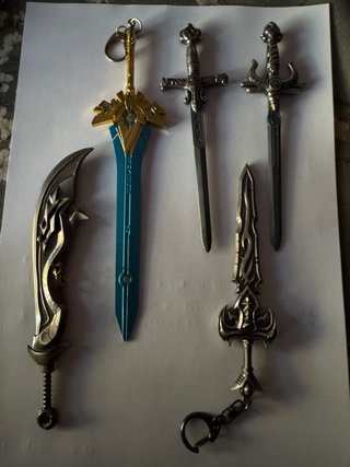 Set de 5 Espadas Decorativas
