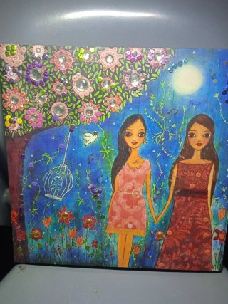 Cuadro Decorativo Ilustración Fantasía. Autora G.E