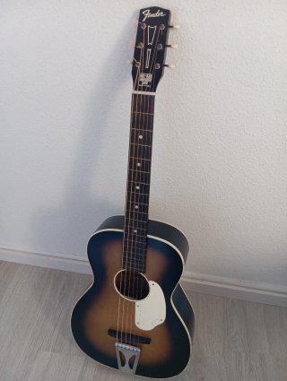 Guitarra Fender F-1000 Parlor. Made in USA-Harmony