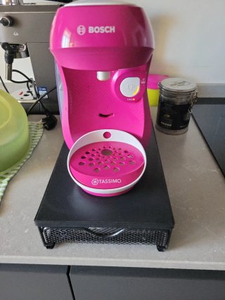 Cafetera Bosch Tassimo y Porta Cápsulas