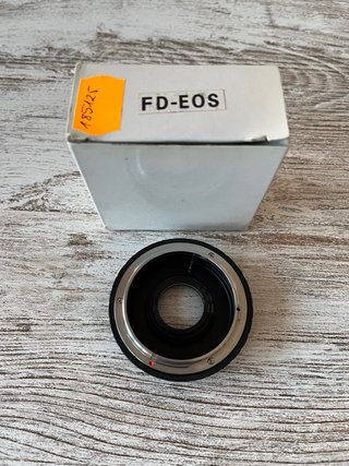 Adaptador de objetivo Canon FD a EOS