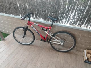 Bicicleta de Montaña Worldteam Roja