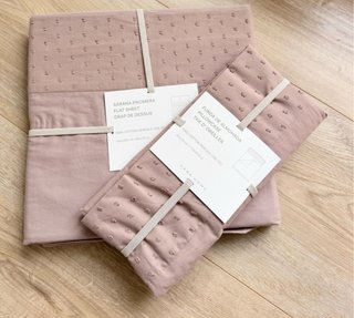 Sábana y funda almohada plumeti Zara Home