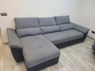 Sofá Chaise Longue IKEA con Cama y Almacenaje