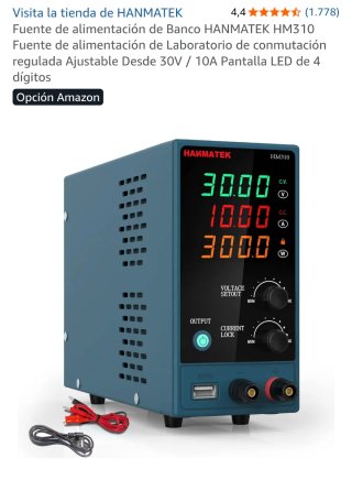 Fuente de Alimentación HANMATEK HM310