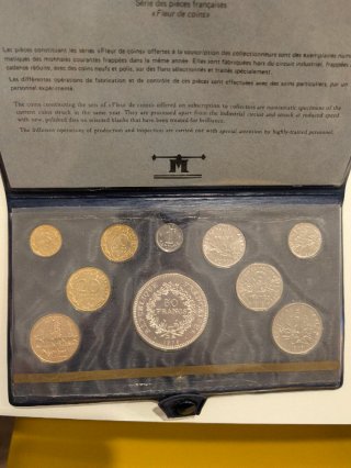 Set de Monedas de Francia Fleur de Coins
