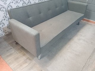 Sofá cama 3 plazas gris y beige Rebaja!