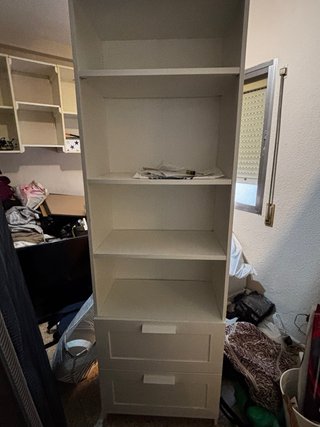 Librería IKEA Blanca con Cajones
