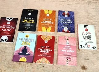 Lotto 8 Libri Grandi Classici Newton compton -
