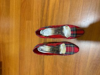 Zapatos de Tacón Cuadros Talla 41