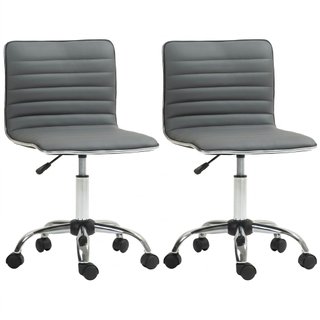 Set de 2 Sillas de Oficina Giratorias