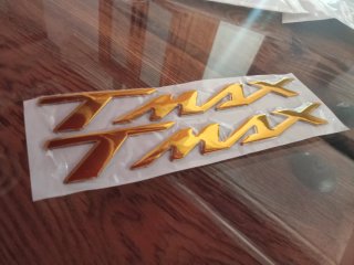 2 Emblemas Yamaha Tmax Dorados