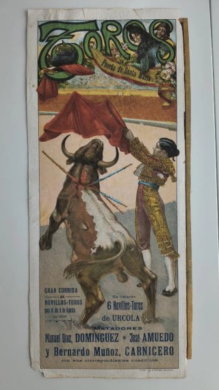 Cartel de Toros 1916 - El Puerto - SOLO ENVIOS