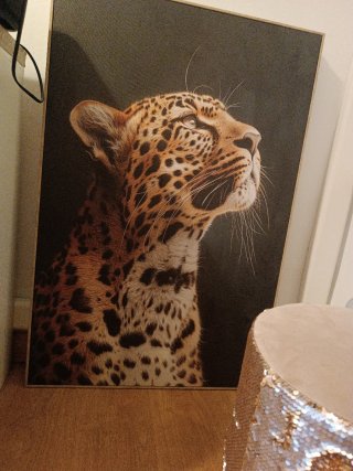 Cuadro Leopardo Conforama