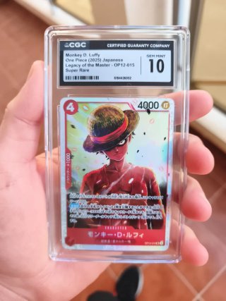 Monkey D. Luffy CGC 10 OP