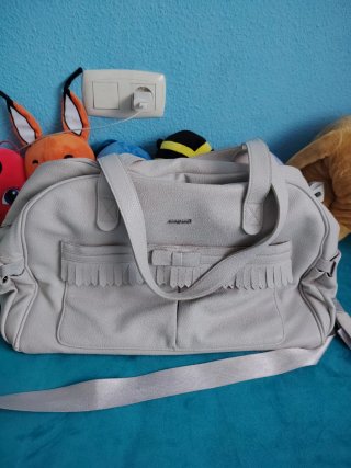 Bolso para carro de bebé Mayoral color topo