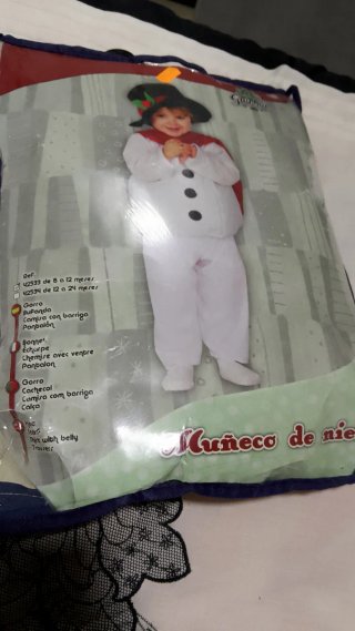 Disfraz de Muñeco de Nieve para Bebé