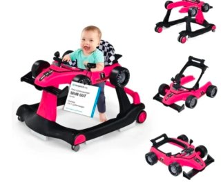 Correpasillos y Andador Infantil Rosa