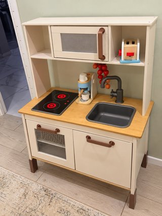 Cocina de juguete infantil de madera