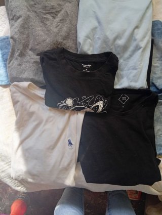 Lote 5 Camisetas Hombre Talla S