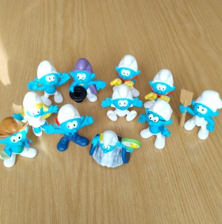 Lote de 11 Figuras Pitufos McDonald's