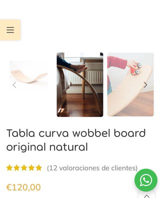 Tabla curva Wobbel Board Original + Cubierta verde