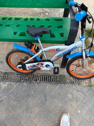 Bicicleta Infantil Racing Plateada