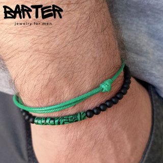 Set 2 Braccialetti Barter Musgo Uomo