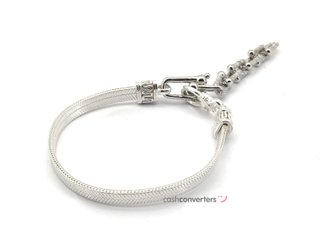 pulsera plata 925mm con piedra con circonita