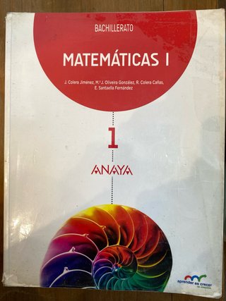 Matemáticas I, Bachillerato 1