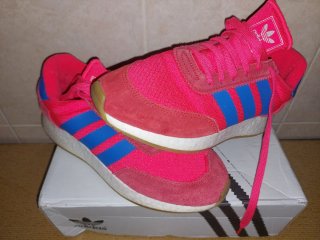 Zapatillas Adidas I-5923 Rosas y Azules
