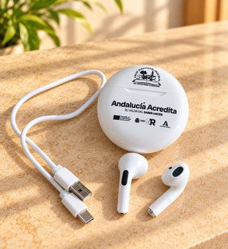 Auriculares Inalámbricos Bluetooth Blancos