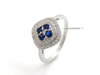 anillo plata 925mm con piedra con circonita