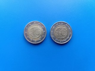 2 Monedas Conmemorativas 2€ Eire y Países Bajos.