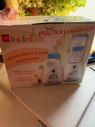Calienta Biberón y Esterilizador Tex