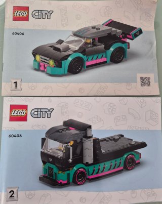 LEGO City 60406 Coche de Carreras y Camión